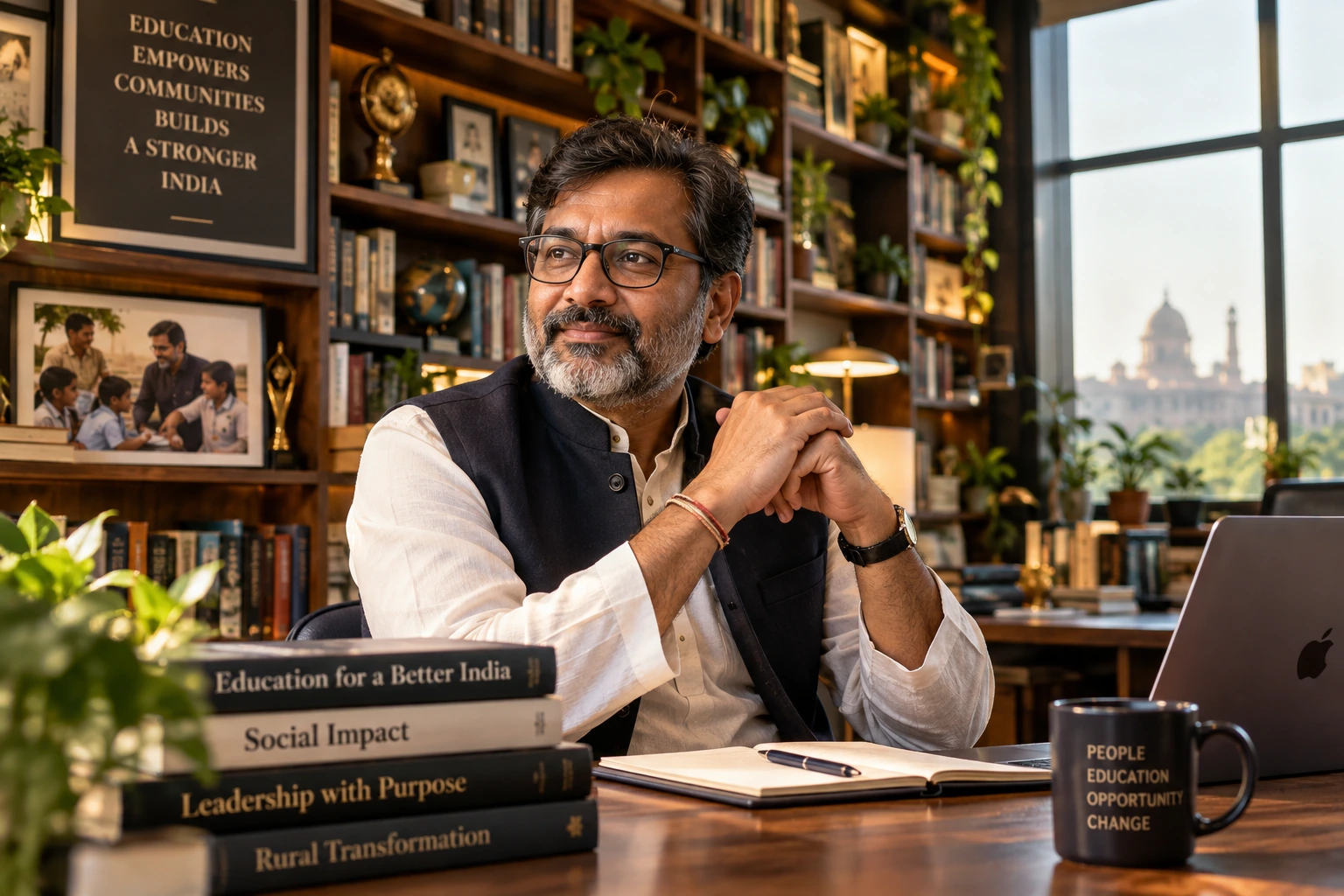 Thoughtful Indian educator and social contributor featured in Credon Media editorial stories